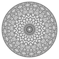 mandala voor kleur boek. oosters vector. ornament ronde mandala perfect voor gebruik in ieder andere soort van ontwerp. vector