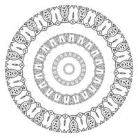 mandala voor kleur boek. oosters vector. ornament ronde mandala perfect voor gebruik in ieder andere soort van ontwerp. vector