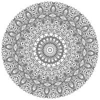 mandala voor kleur boek. oosters vector. ornament ronde mandala perfect voor gebruik in ieder andere soort van ontwerp. vector