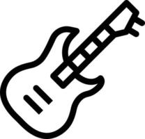 gitaar vectorillustratie op een background.premium kwaliteit symbolen.vector pictogrammen voor concept en grafisch ontwerp. vector