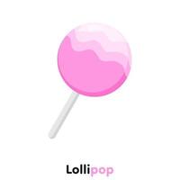 schattig lolly, vector, illustratie. vector