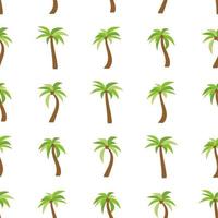 naadloos patroon met palm bomen vector