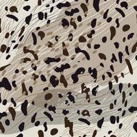 grijs abstract patroon met hyena vacht. hand- tekening dier textuur. lijn abstract achtergrond. vector