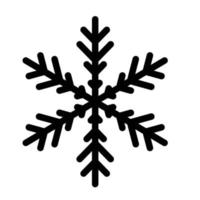 vector sneeuwvlok web icoon geïsoleerd