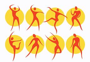 Gratis Zumba Pictogrammen Vector