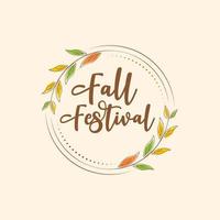 herfst festival element vector ontwerp illustratie