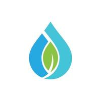 waterdruppel logo sjabloon vector