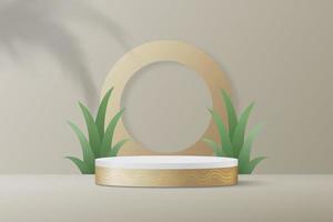 3d podium premie luxe ontwerp. vector illustratie. eps10