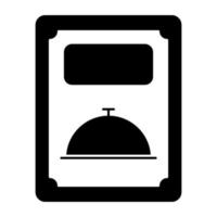 premie downloaden icoon van voedsel menu vector