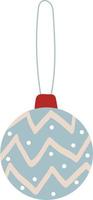 warm en blij Kerstmis ornament illustratie vector