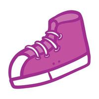 roze schoen hand- getrokken illustratie voor mode ontwerp element vector