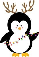 Kerstmis pinguïns ontwerp vector