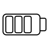 batterij pictogramstijl vector