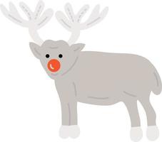 Kerstmis eland. slingers, vlaggen, etiketten, bubbels, linten en stickers. verzameling van vrolijk Kerstmis decoratief pictogrammen vector
