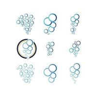 bubbel water logo vector