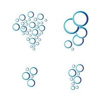 bubbel water logo vector