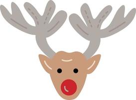 Kerstmis eland. slingers, vlaggen, etiketten, bubbels, linten en stickers. verzameling van vrolijk Kerstmis decoratief pictogrammen vector