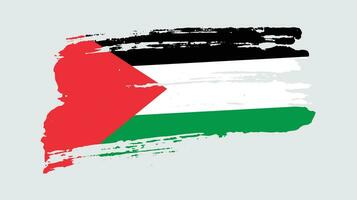 vervaagd grungy stijl Palestina vlag vector