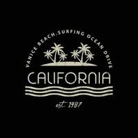 Californië illustratie typografie. perfect voor het ontwerpen van een t-shirt vector