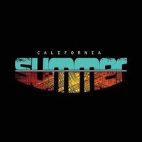 Californië illustratie typografie. perfect voor het ontwerpen van een t-shirt vector