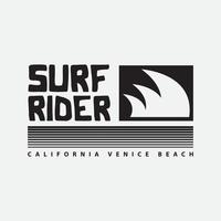 Californië surfing zomer strand illustratie typografie. perfect voor t overhemd ontwerp vector