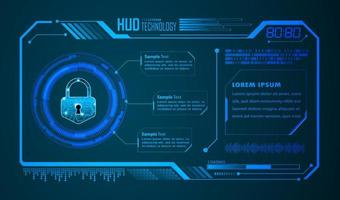 modern hud technologie achtergrond vector