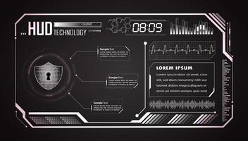 modern hud technologie achtergrond vector