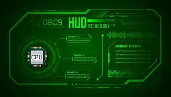 modern hud technologie achtergrond vector