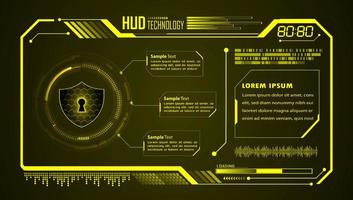 modern hud technologie achtergrond vector