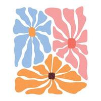 matisse bloemen abstract poster. matisse bloem collage geïsoleerd element. matisse abstract vector illustratie. madeliefje minimalistische decor muur kunst afdrukken hedendaags botanisch samenstelling. modern galerij