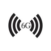 6 g internet icoon vector