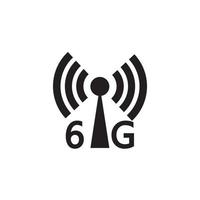 6 g internet icoon vector