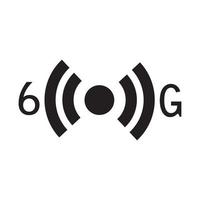 6 g internet icoon vector