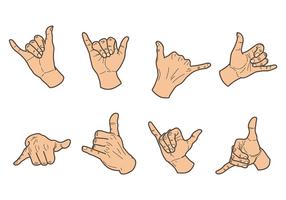 Gratis Shaka Pictogrammen Vector