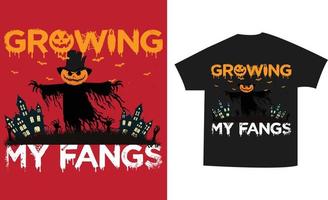 grappig halloween wijnoogst Dames t-shirt vector