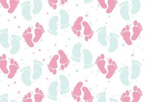 Baby voetafdruk vector