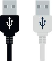 USB icoon vector in wit achtergrond