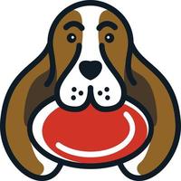 hond logo ontwerp vector