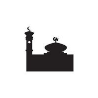moskee icoon logo, vector ontwerp