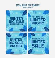 vakantie winter ontwerp voor reclame, spandoeken, folders en flyers vector