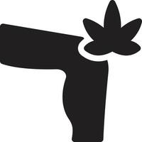 marihuana been vector illustratie Aan een achtergrond.premium kwaliteit symbolen.vector pictogrammen voor concept en grafisch ontwerp.