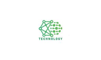 logo sjabloon voor technologie bedrijf premie vector