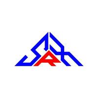 srx brief logo creatief ontwerp met vector grafisch, srx gemakkelijk en modern logo in driehoek vorm geven aan.