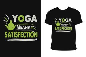 yoga t-shirt ontwerp. yoga t-shirt. yoga t-shirt vrij vector. vector
