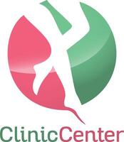 orthopedische klinieken en diagnostisch centra logo ontwerp. botten en gewrichten logo sjabloon ontwerp vector. vector