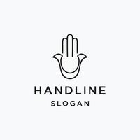 hand- logo vector ontwerp sjabloon