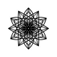 bloemen mandala patroon vector illustratie. ronde patroon mandala. ronde achtergronden voor de groet kaarten, uitnodiging, tatoeëren sjabloon, bedrijf stijl, kaarten of anders. vector illustratie