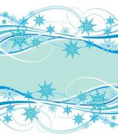 vrolijk Kerstmis vector illustratie met sneeuwvlokken