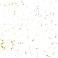 gouden confetti geïsoleerd. feestelijk achtergrond. vector illustratie