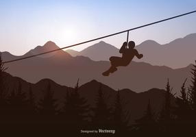 Gratis Vecor Zipline Achtergrond vector